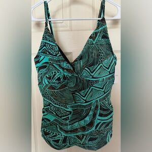 Women’s Tankini top only.  Croft&Barrow. Size 12, D cup.